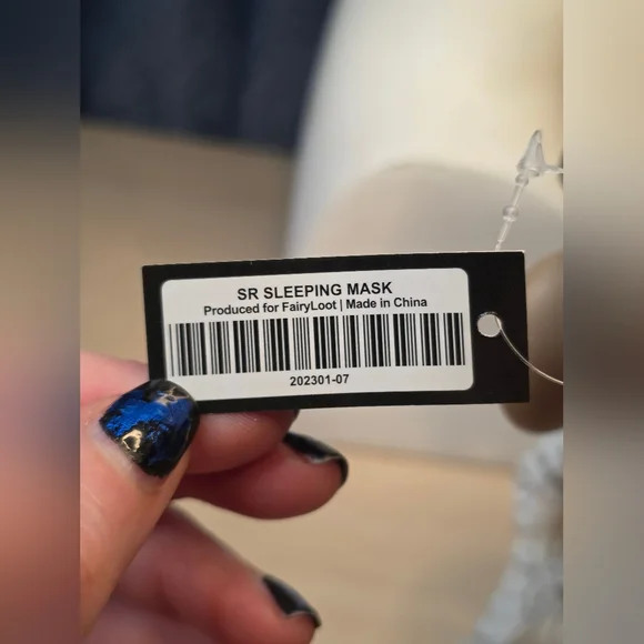 Spice Road Inspired Fabric Sleep Mask - Maiya Ibrahim - Fairyloot Exclusive-NWT - Picture 9 of 9